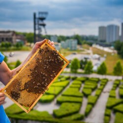 Miejskie ule w czterech lokalizacjach Katowic
