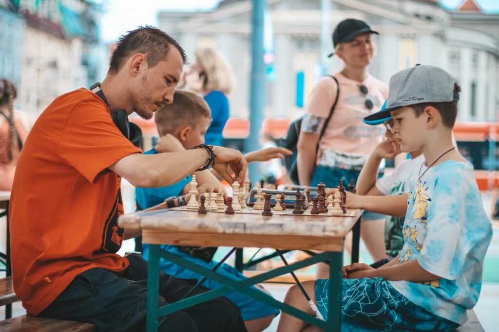 Szachy na katowickim Rynku